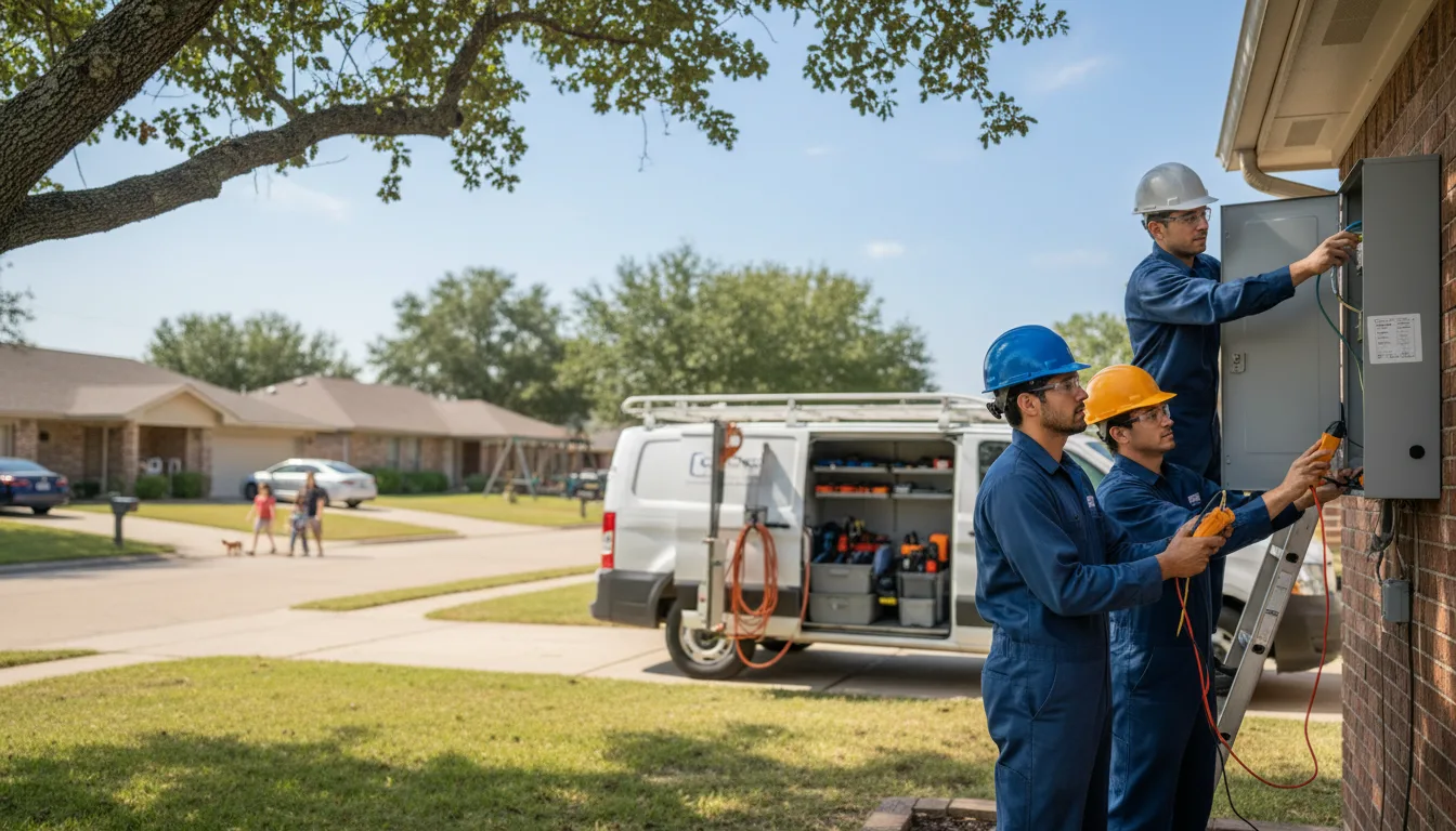 Certified electrician providing emergency electrical services in Alexander, IL